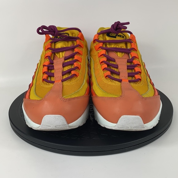 Nike Air Max 95 ‘Nike By You’ Yellow/Orange/White CW2188-991 Men’s Size 10.5 - Picture 2 of 12